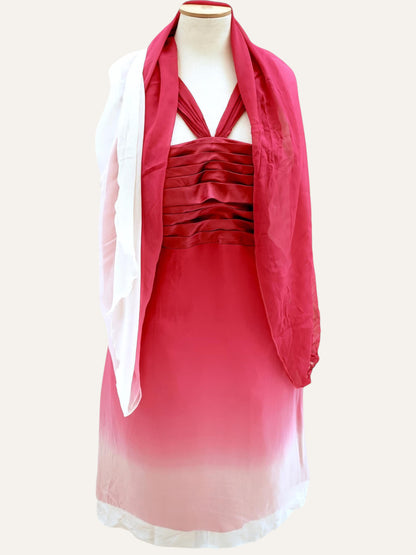 Silk Ombre Cocktail Dress