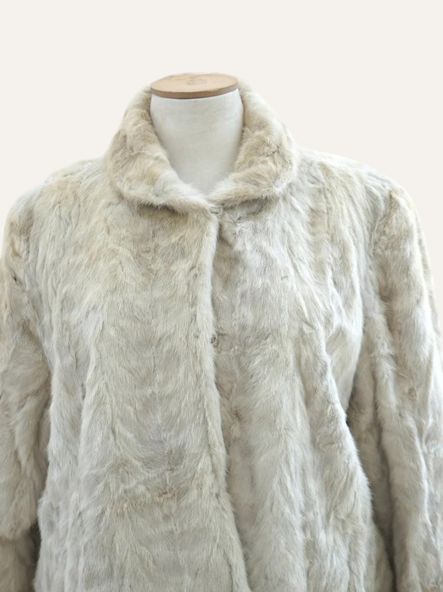 Tailor Made Ivory Fur Jacket