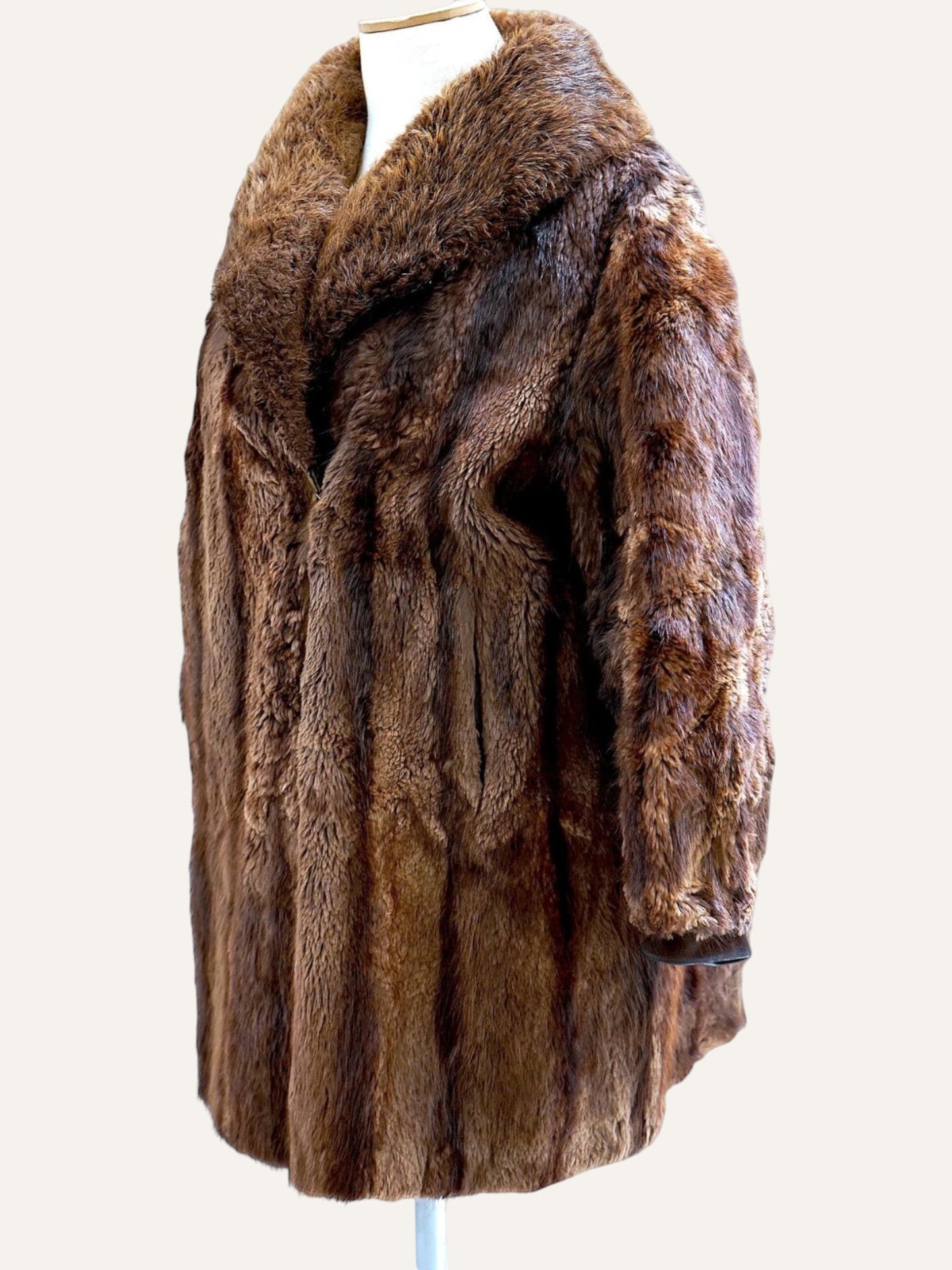 High Neck Teddy Fur Coat