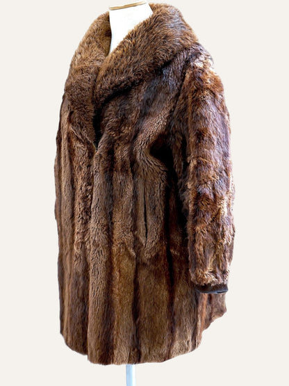 High Neck Teddy Fur Coat