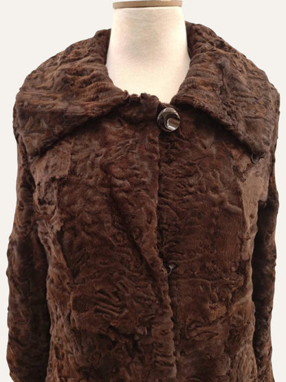 Astrakhan Swakara Fur Coat