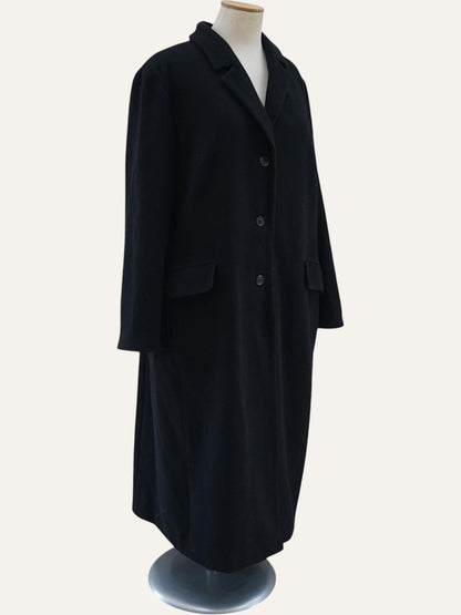 Y2k Cashmere & Wool Full Length Coat