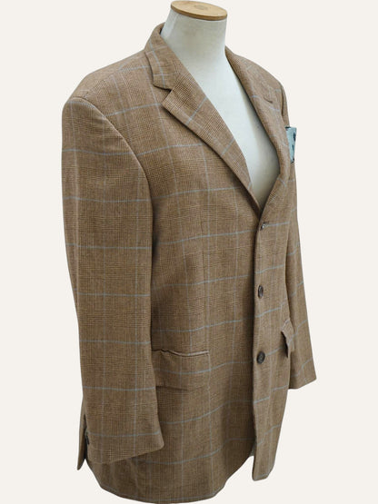 Braun Hamburg Pure Cashmere Prince of Wales Blazer