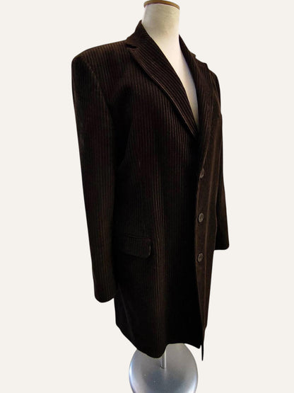 Just Cavalli Cotton Corduroy Coat