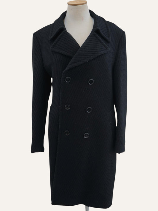 Brooklin Wool-Blend Double-Breasted Coat