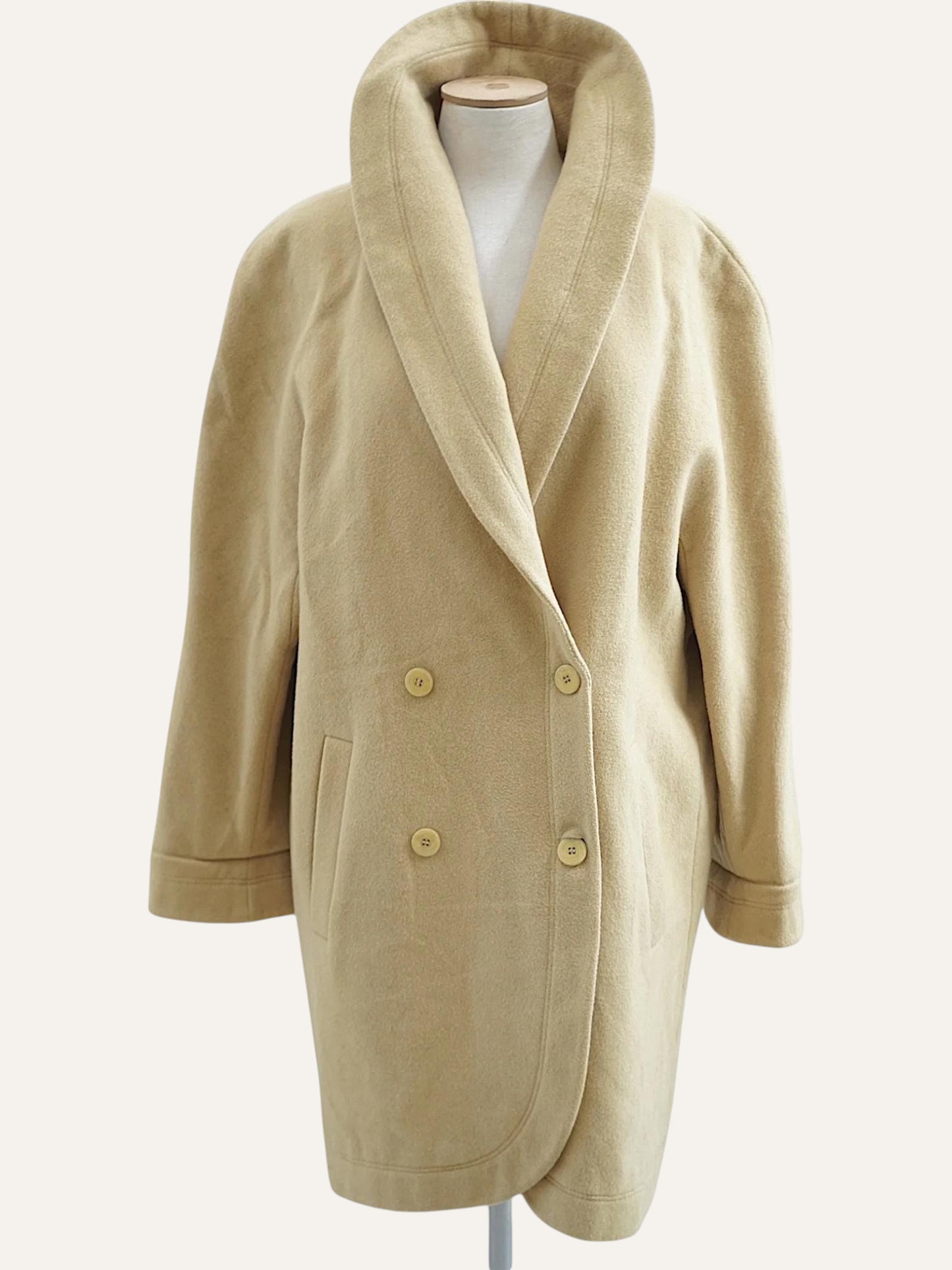 Vintage Soleil Wool Long Coat