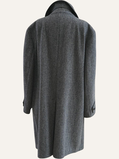 Erdmann Mohair & Wool Houndstooth Coat