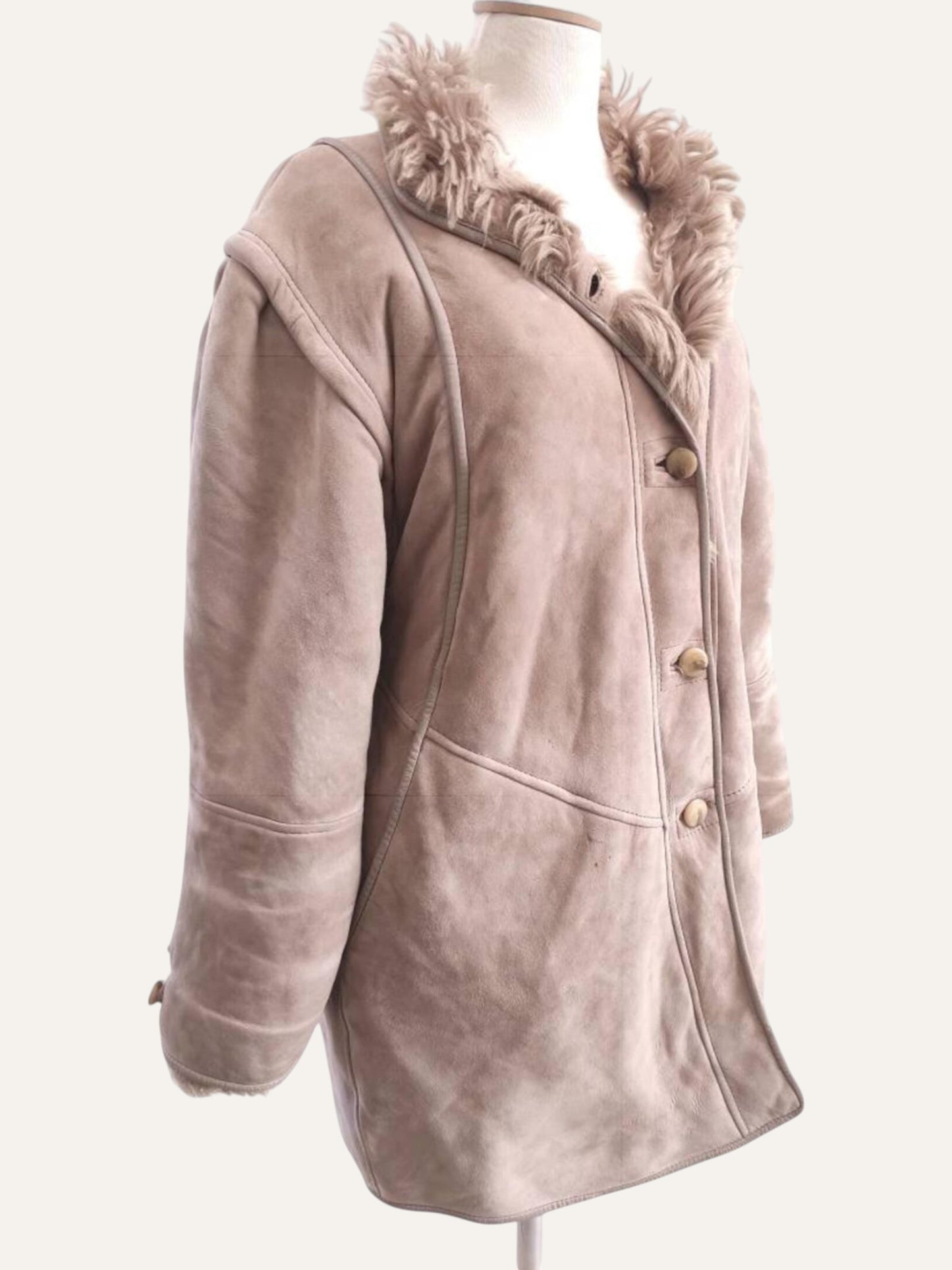Fluffy Shearling Bomber