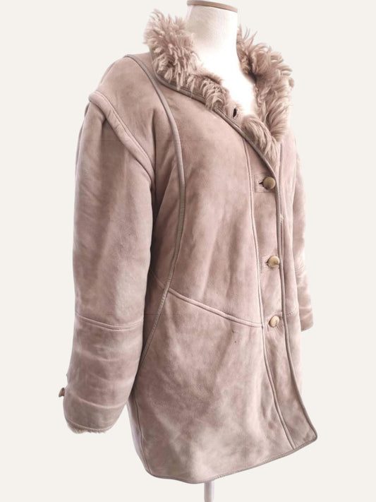 Fluffy Shearling Bomber