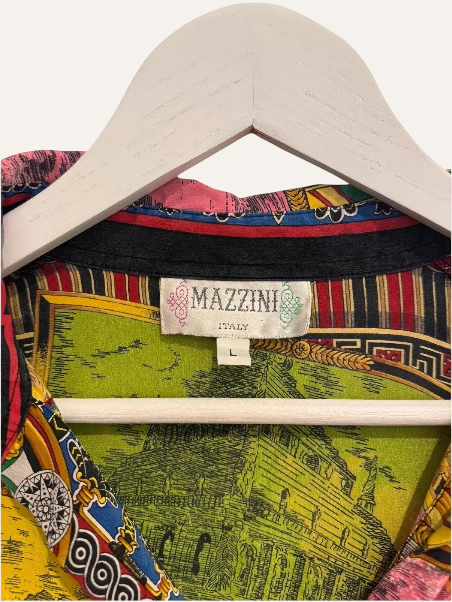 Mazzini Pure Silk Italian Grand Tour Shirt