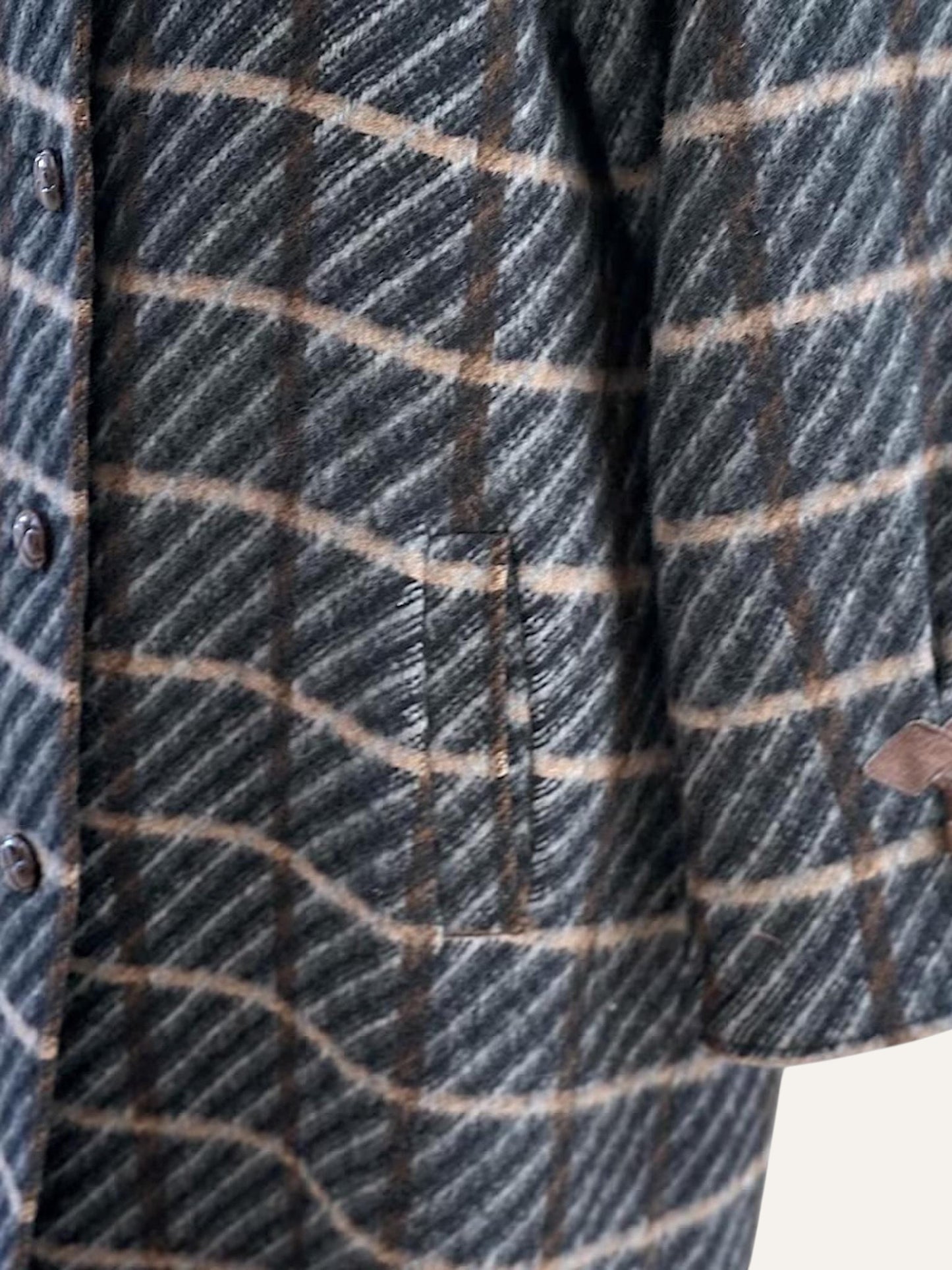 Makyta Wool Checked Coat