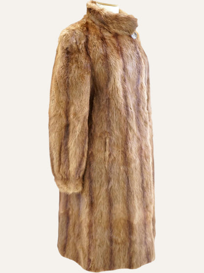 Barbini Pelliccerie Roma Fur Coat in Cognac