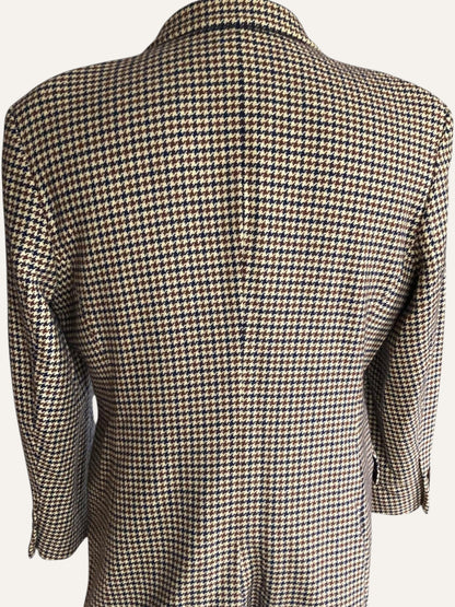 Windsor Cashmere Houndstooth Blazer