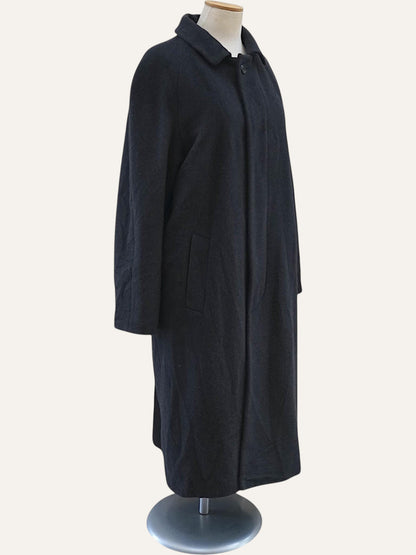 Balmacaan Coat in Cashmere & Wool
