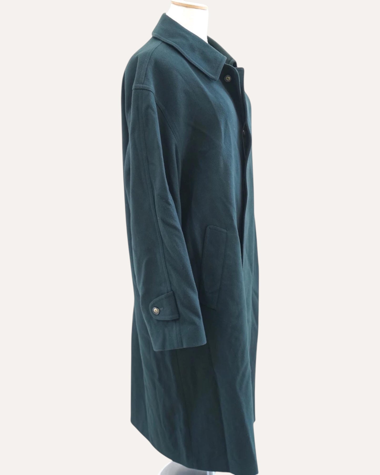 Derlinger Linz Pure Wool Balmacaan Coat