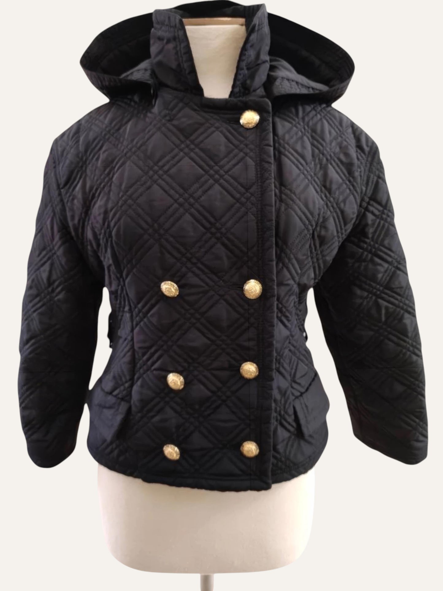 Gianni Versace Quilted Puffer Trench Jacket