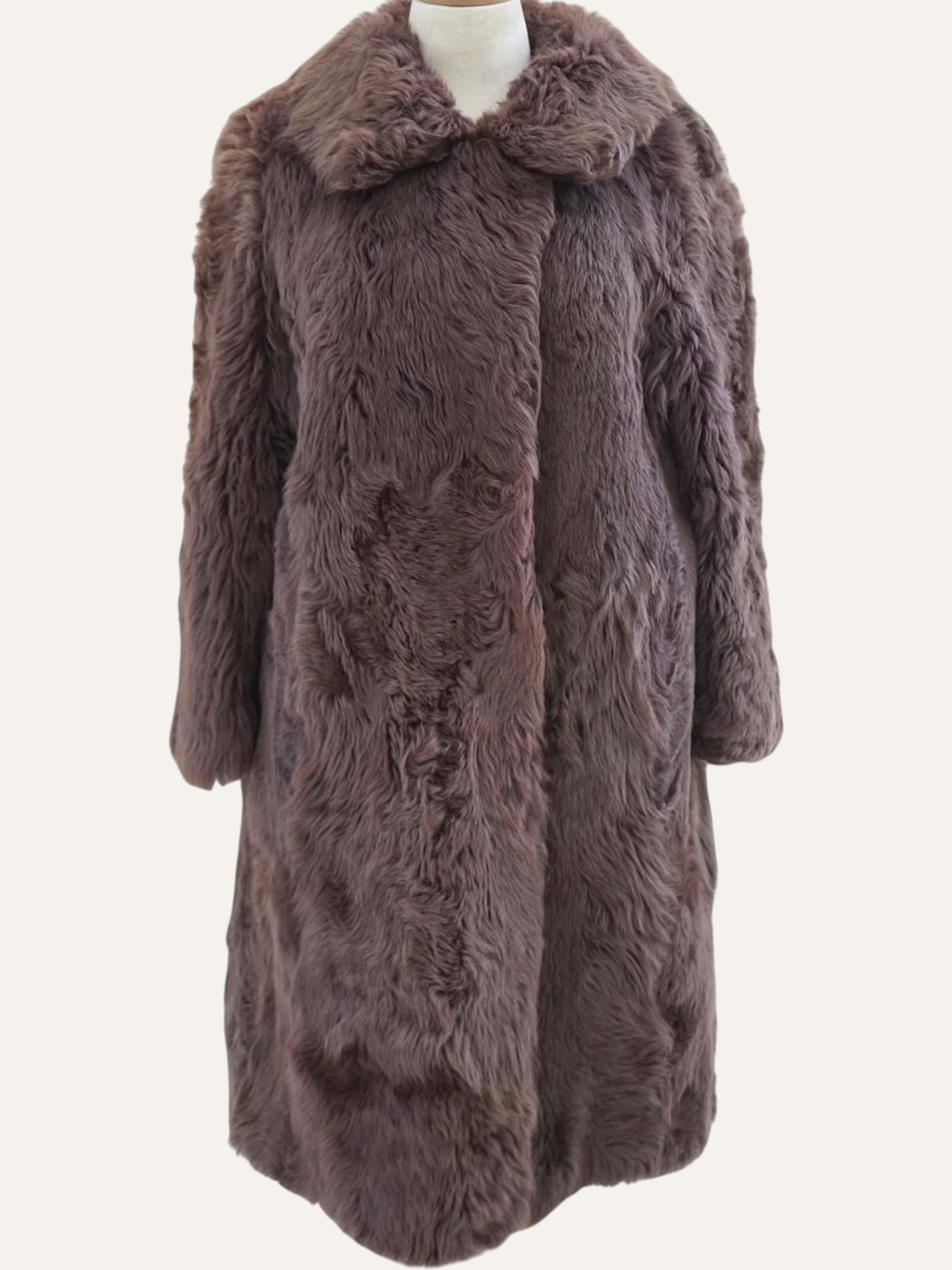 Vintage Mongolian Curly Fur Jacket