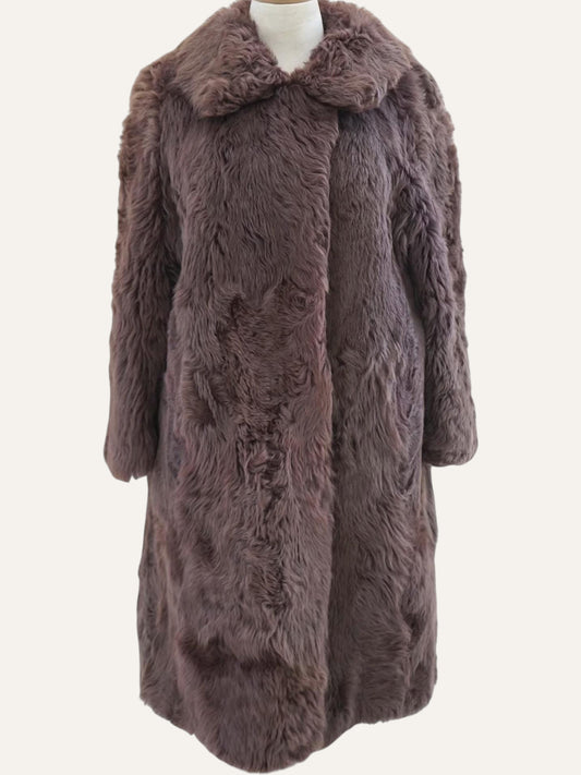 Vintage Mongolian Curly Fur Jacket