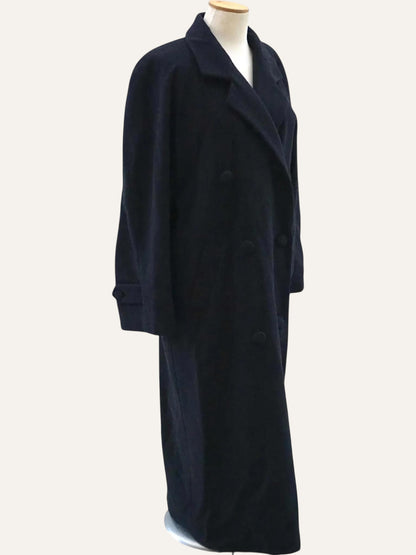Novelti Double-Breasted Wool Maxi Coat