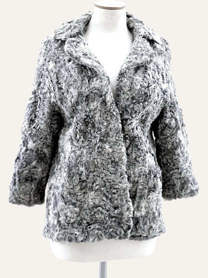 Short Natural Swakara Fur Coat