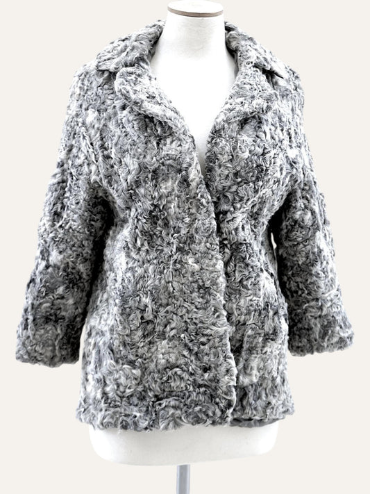 Short Natural Swakara Fur Coat