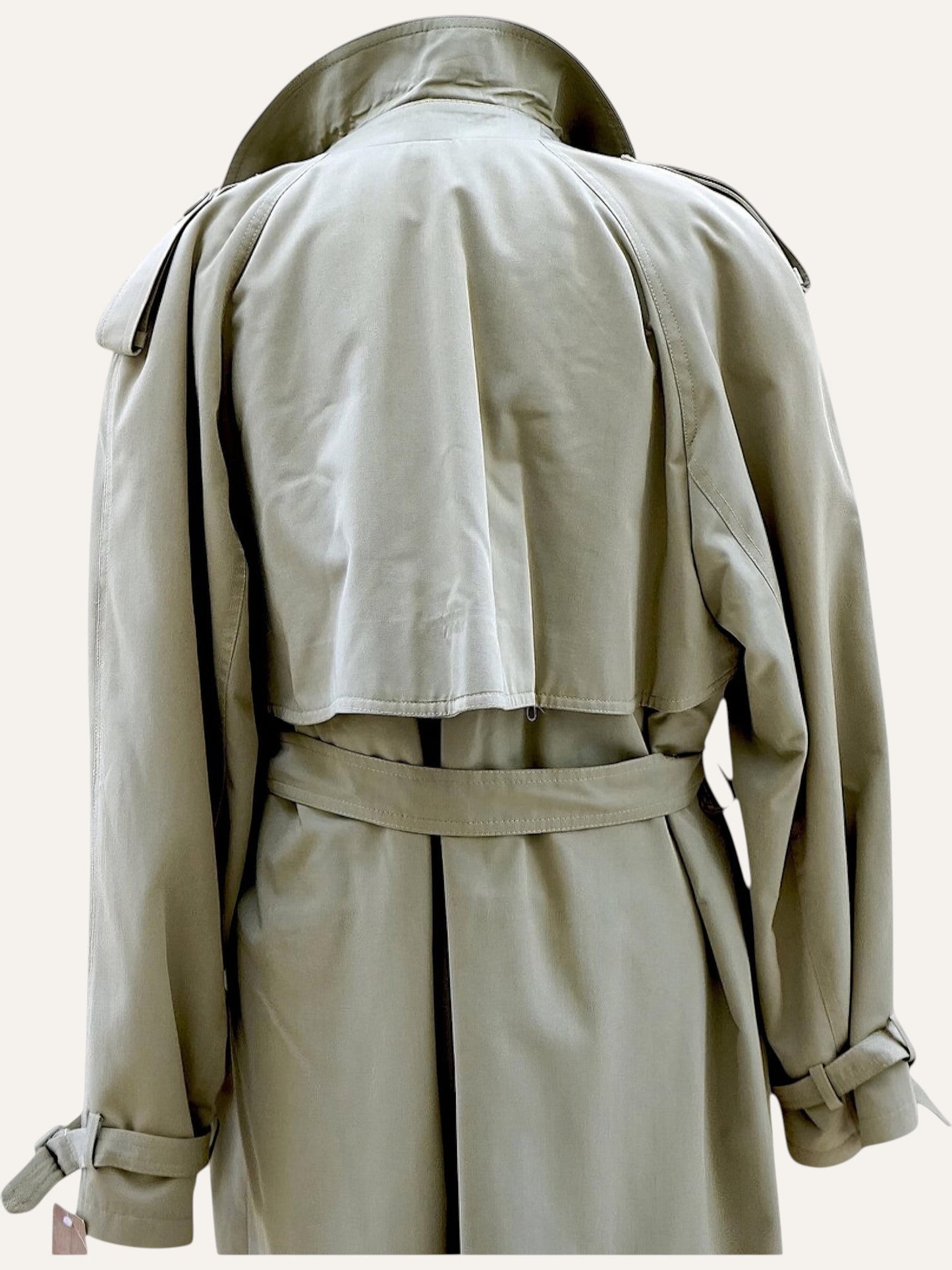 Wrap Raglan Trench Coat in Sage