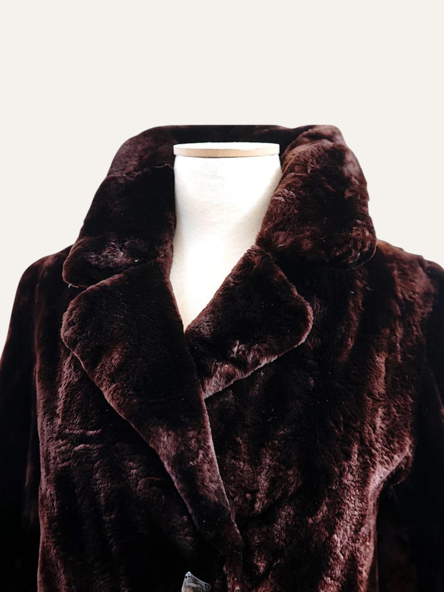 Artisan Velvet Fur Coat Monogrammed Lining