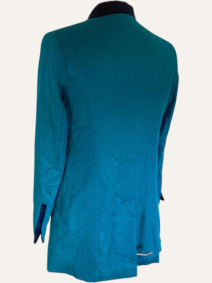 Piacenza 1733 Pure Cashmere Velvet-Trim Coat