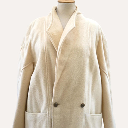 Made in England Pure Wool Cocoon Coat