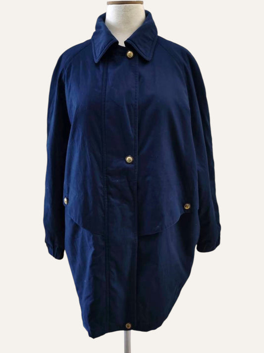 Padded Parka with Gold Buttons