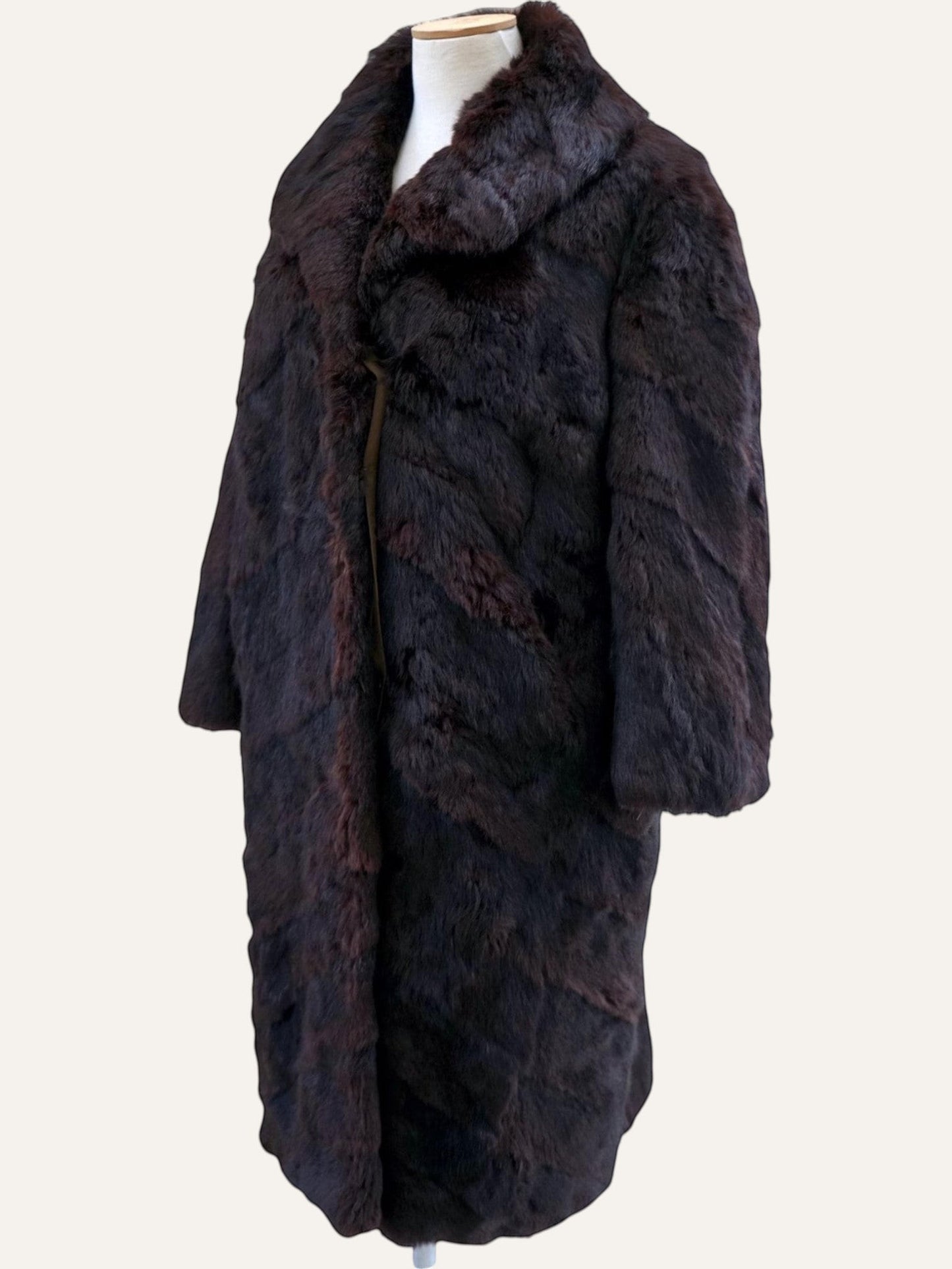 1980's Atelier Rabbit Fur Coat