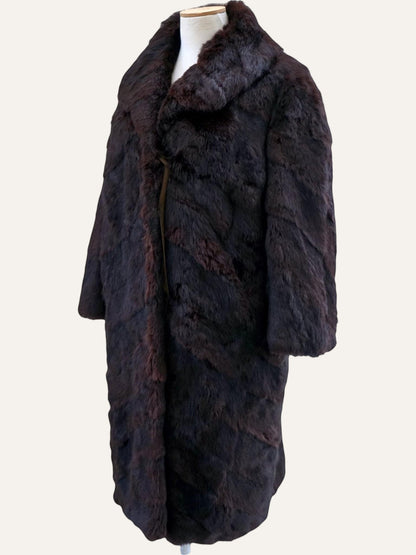 1980's Atelier Rabbit Fur Coat