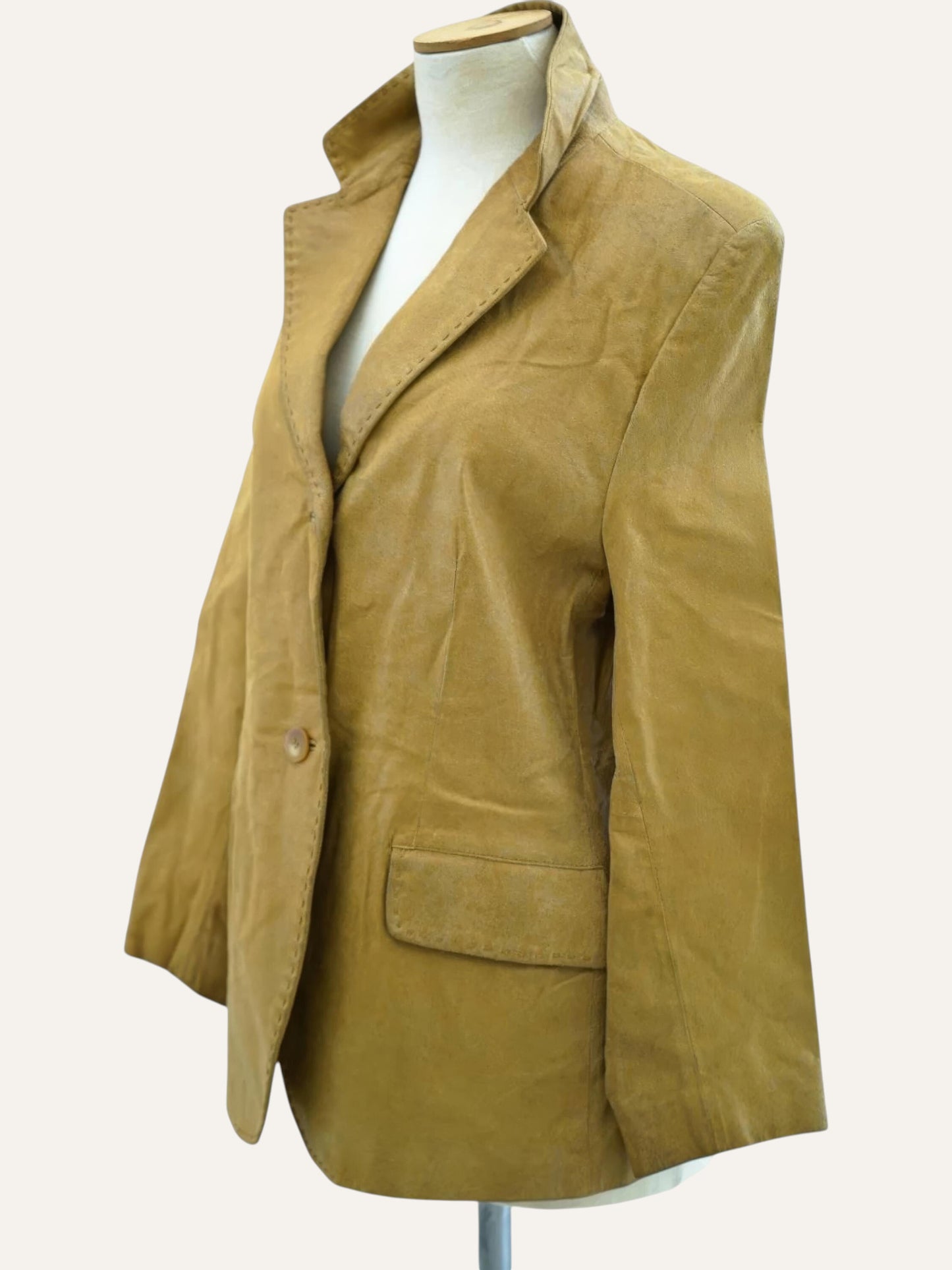 Michèle Boyard Suede Leather Jacket