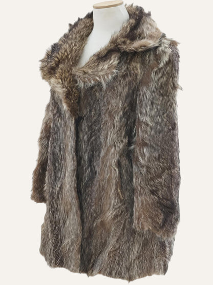 1980s Teddy Bear Real Fur Coat