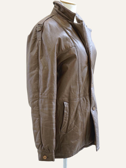 Nabel Mocha Real Leather Jacket