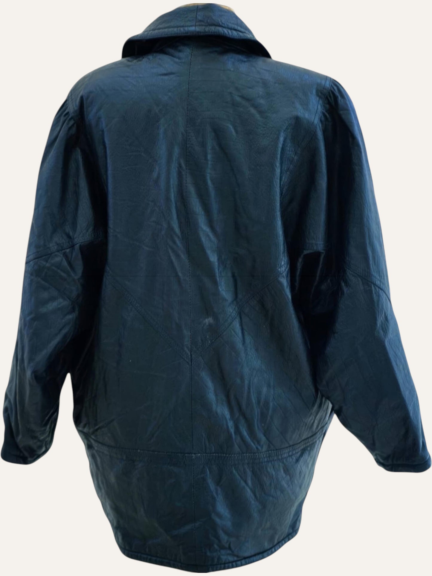 Y2K Oversized Leather Coat