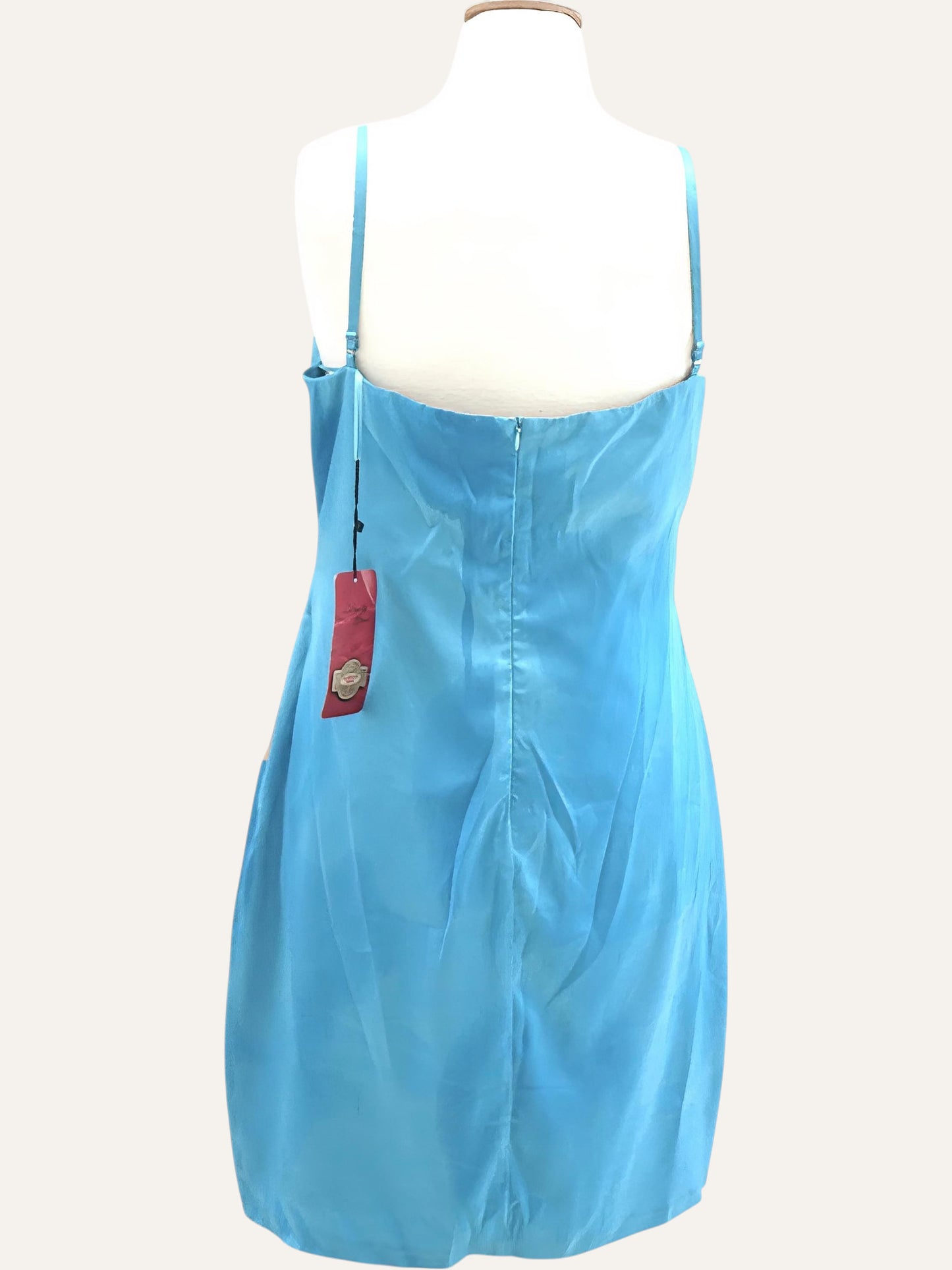 Cocktail Dress with Beige Appliqué