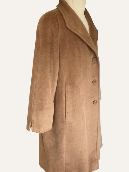 Piacenza 1733 Santina Rovello Brushed Wool Swing Coat