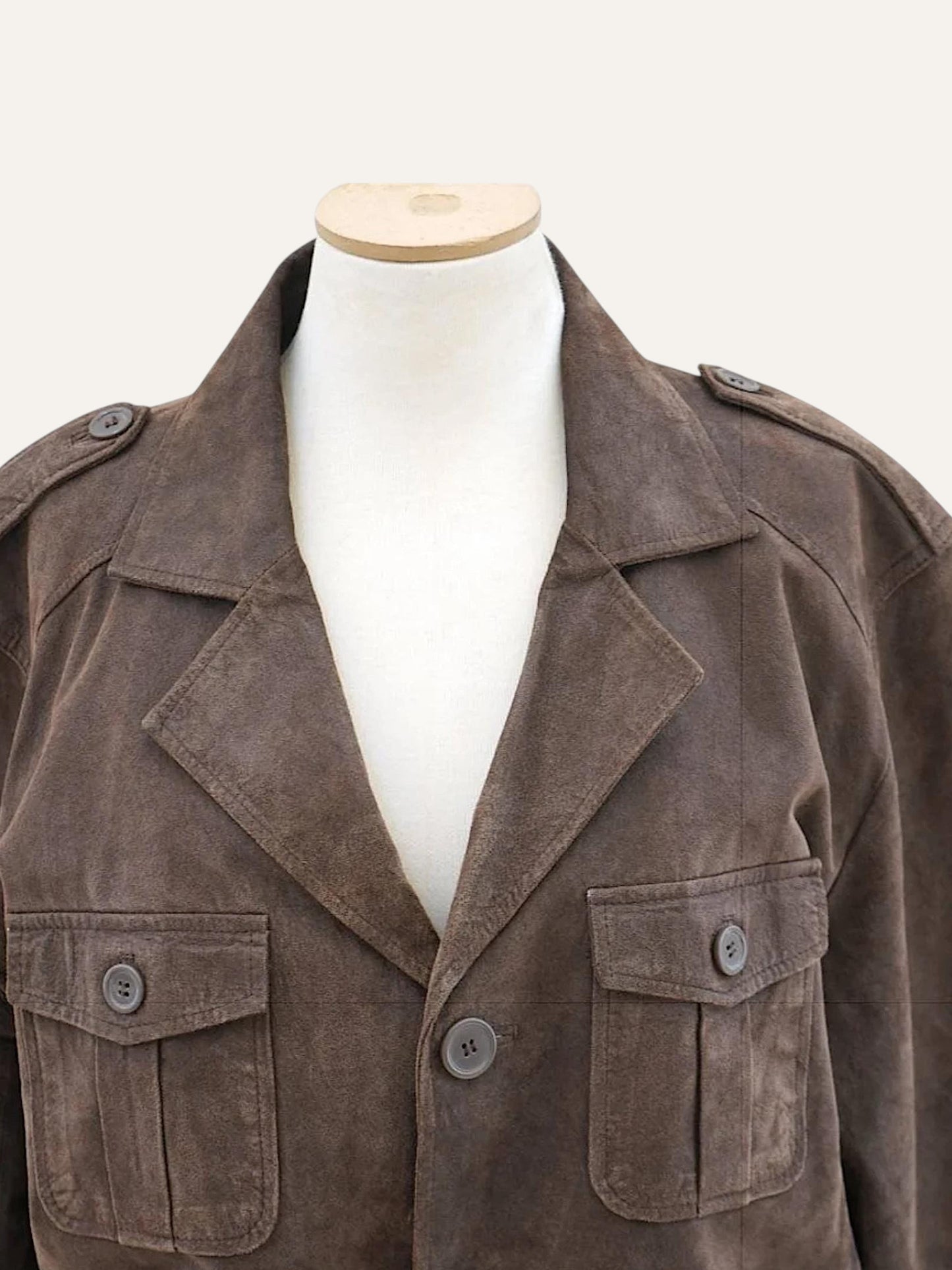 Pig Suede Western Moto Jacket in Tobacco