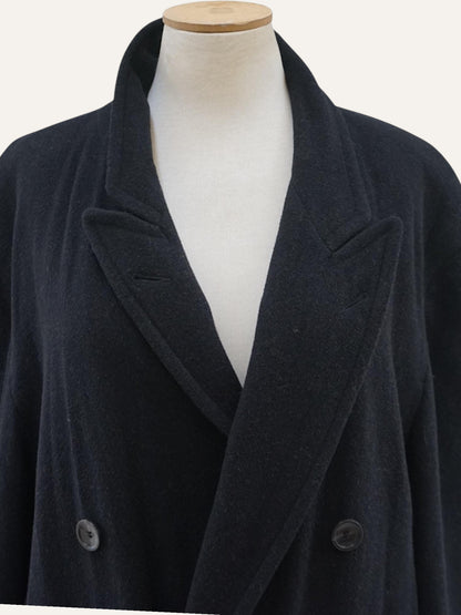 Pohland Exklusiv Wool Cashmere Double-Breasted Overcoat