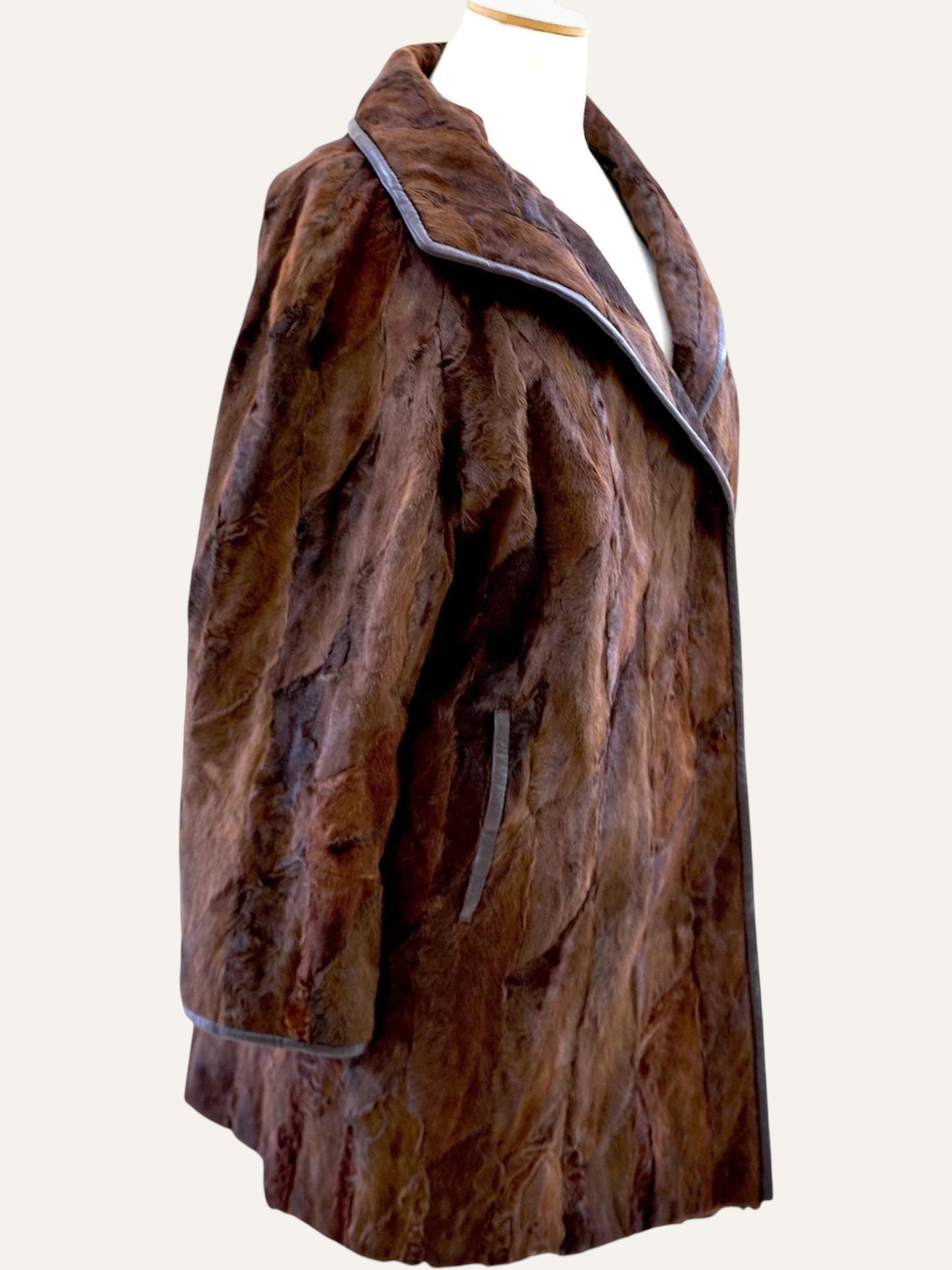 Vintage Ranch Horse Hair Fur Coat