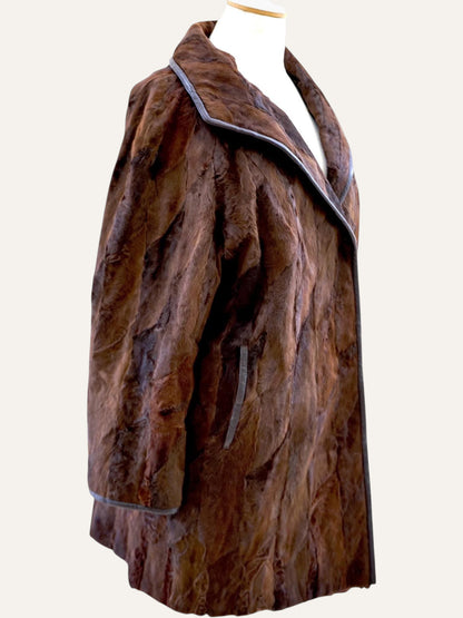 Vintage Ranch Horse Hair Fur Coat