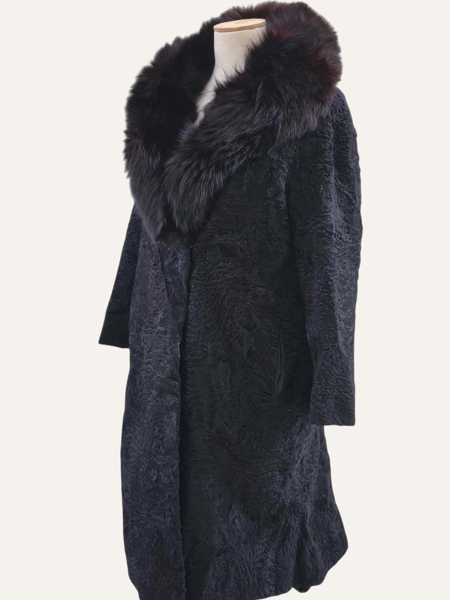 Vintage Astrakhan Persian Lamb Coat