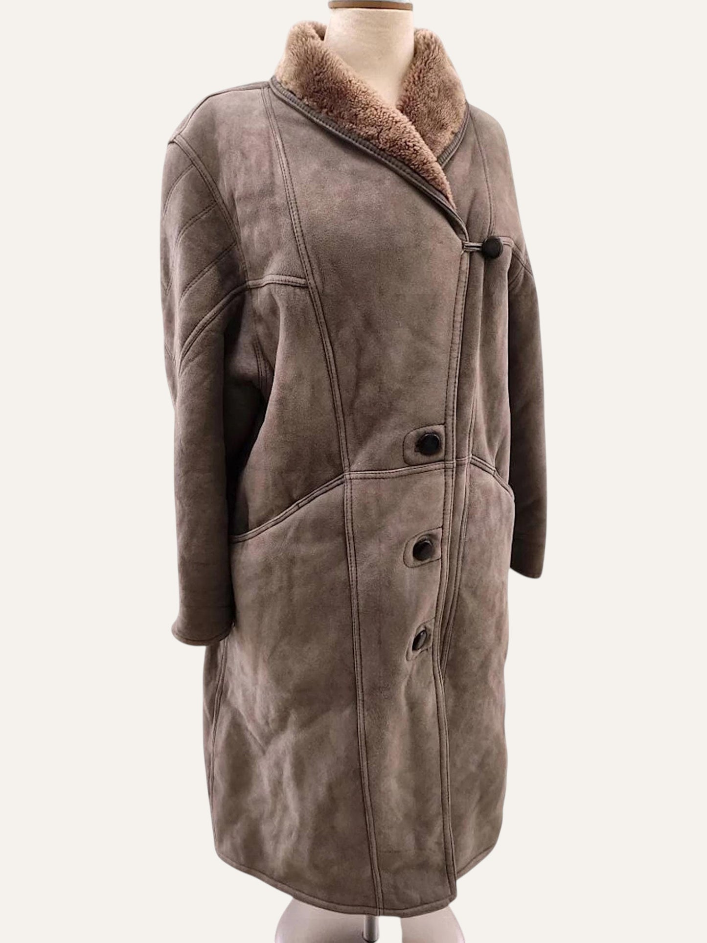 Full-Length Shearling Coat