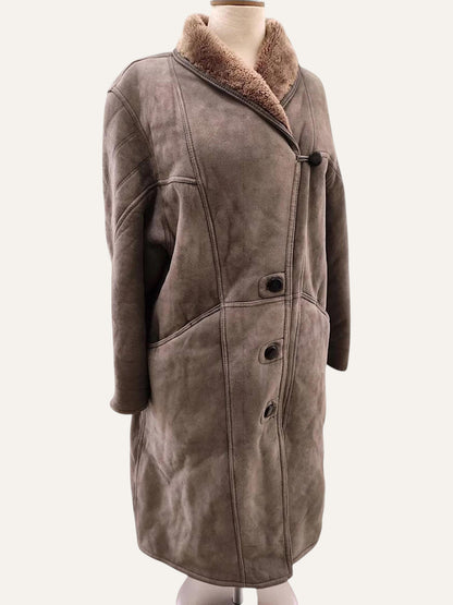 Full-Length Shearling Coat