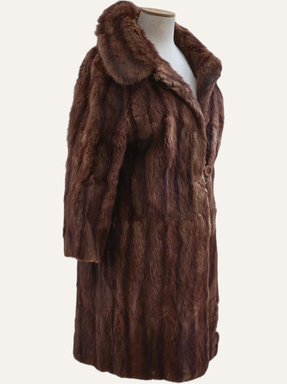 Toffee Long Fur Coat