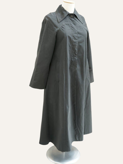 Raglan A-Line Flared Trench Coat