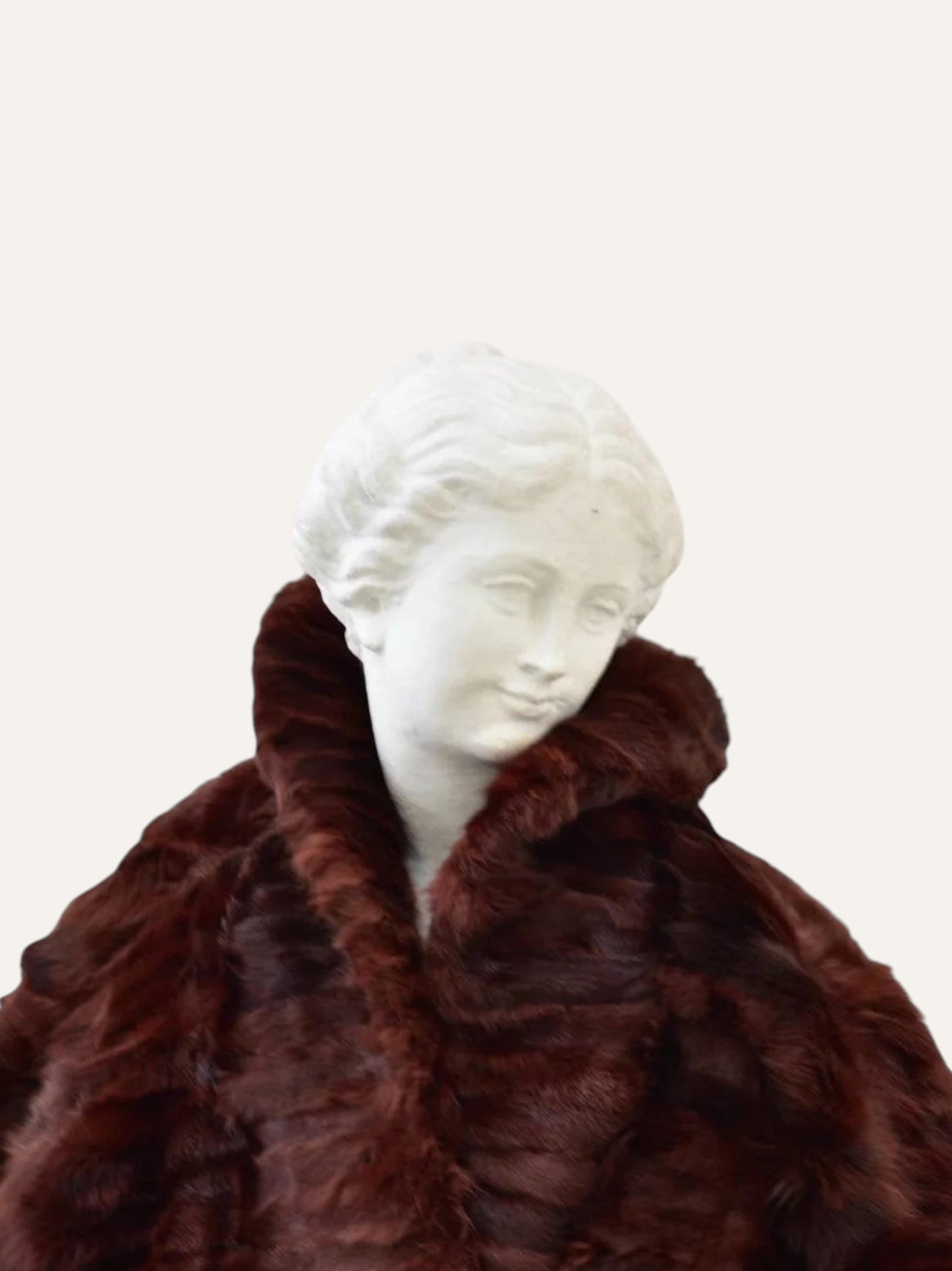 Genuine Real Fur Collar Short Jacket