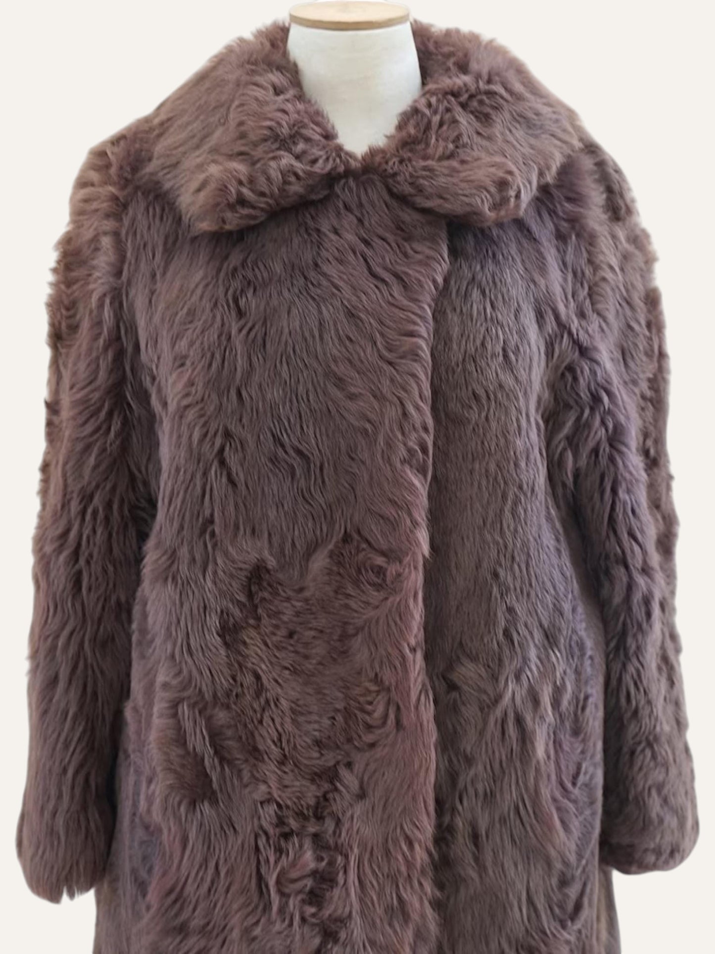 Vintage Mongolian Curly Fur Jacket