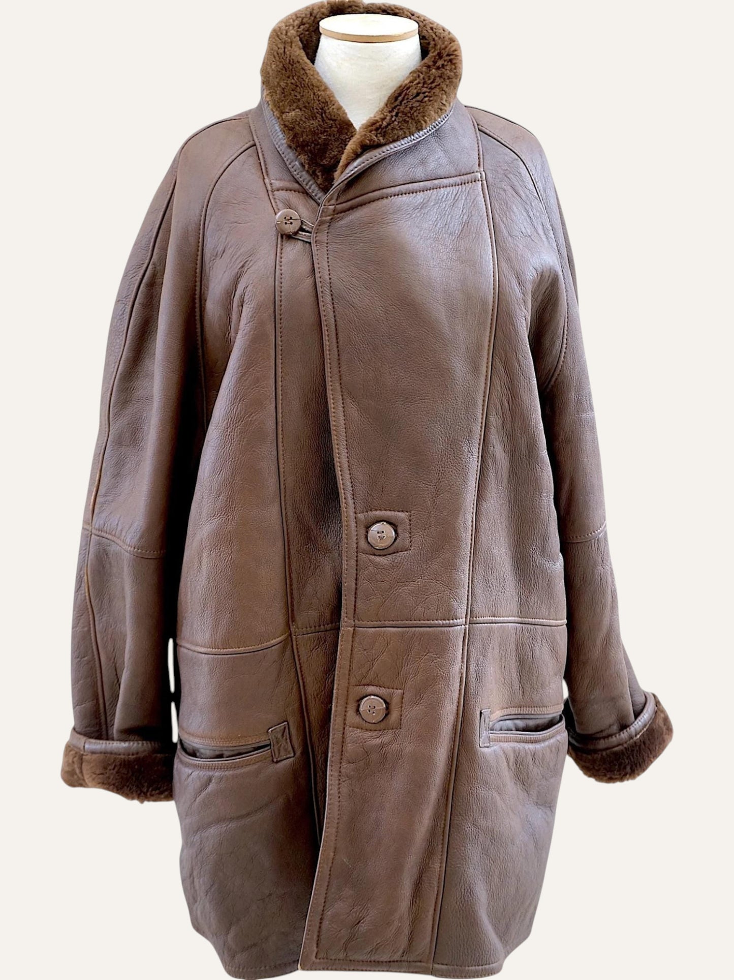 A&B Original Shearling Lambskin Coat